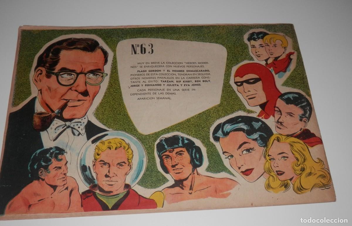 Tebeos: COLECCION HEROES MODERNOS - FLASH GORDON N&ordm; 63 - Foto 2