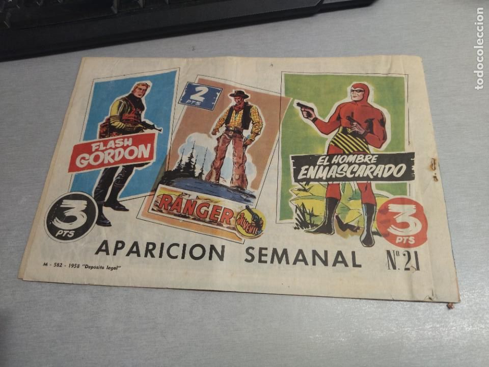 Tebeos: COLECCI&Oacute;N H&Eacute;ROES MODERNOS FLASH GORDON N&ordm; 21 / D&Oacute;LAR - Foto 2