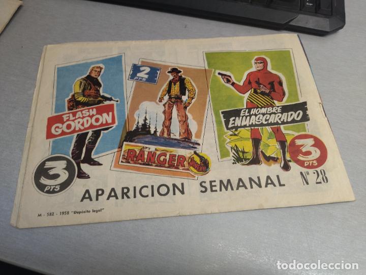 Tebeos: COLECCI&Oacute;N H&Eacute;ROES MODERNOS FLASH GORDON N&ordm; 28 / D&Oacute;LAR - Foto 2