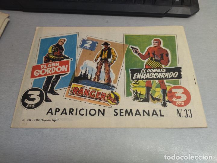 Tebeos: COLECCI&Oacute;N H&Eacute;ROES MODERNOS FLASH GORDON N&ordm; 33 / D&Oacute;LAR - Foto 2
