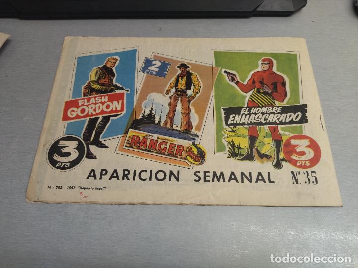 Tebeos: COLECCI&Oacute;N H&Eacute;ROES MODERNOS FLASH GORDON N&ordm; 35 / D&Oacute;LAR - Foto 2