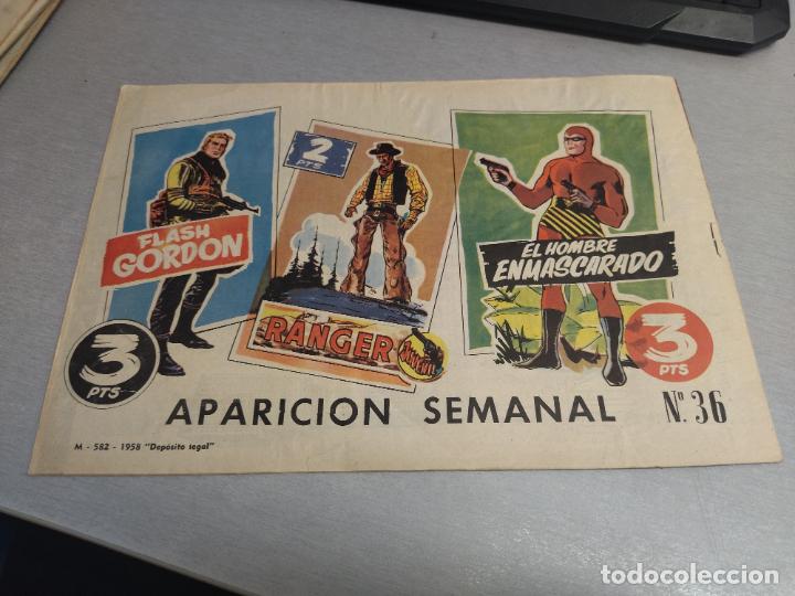 Tebeos: COLECCI&Oacute;N H&Eacute;ROES MODERNOS FLASH GORDON N&ordm; 36 / D&Oacute;LAR - Foto 2