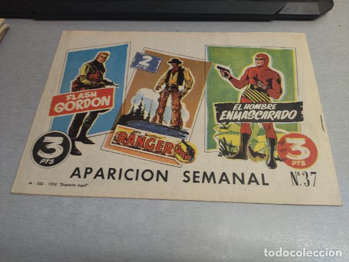 Tebeos: COLECCI&Oacute;N H&Eacute;ROES MODERNOS FLASH GORDON N&ordm; 37 / D&Oacute;LAR - Foto 2