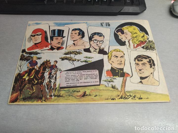 Tebeos: COLECCI&Oacute;N H&Eacute;ROES MODERNOS FLASH GORDON N&ordm; 46 / D&Oacute;LAR - Foto 2