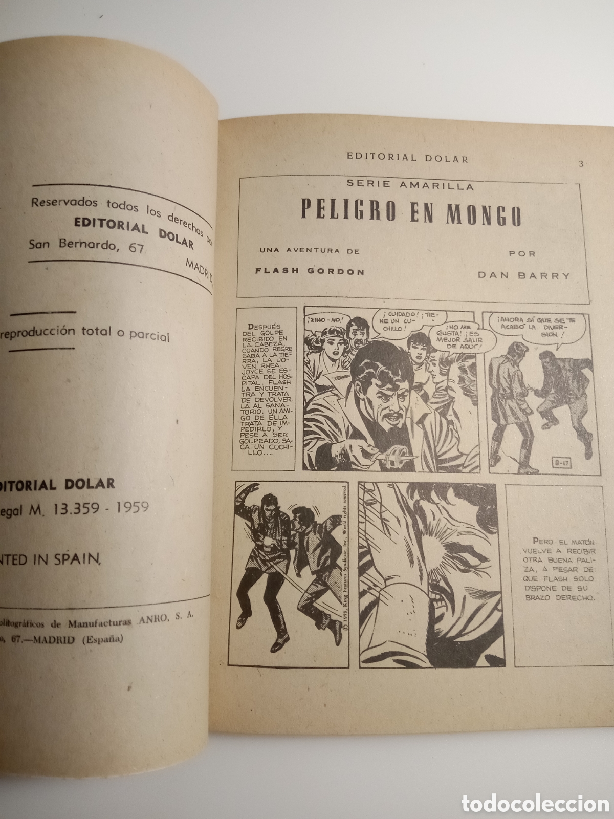 Tebeos: FLASH GORDON serie amarilla n&deg;7 - Foto 3