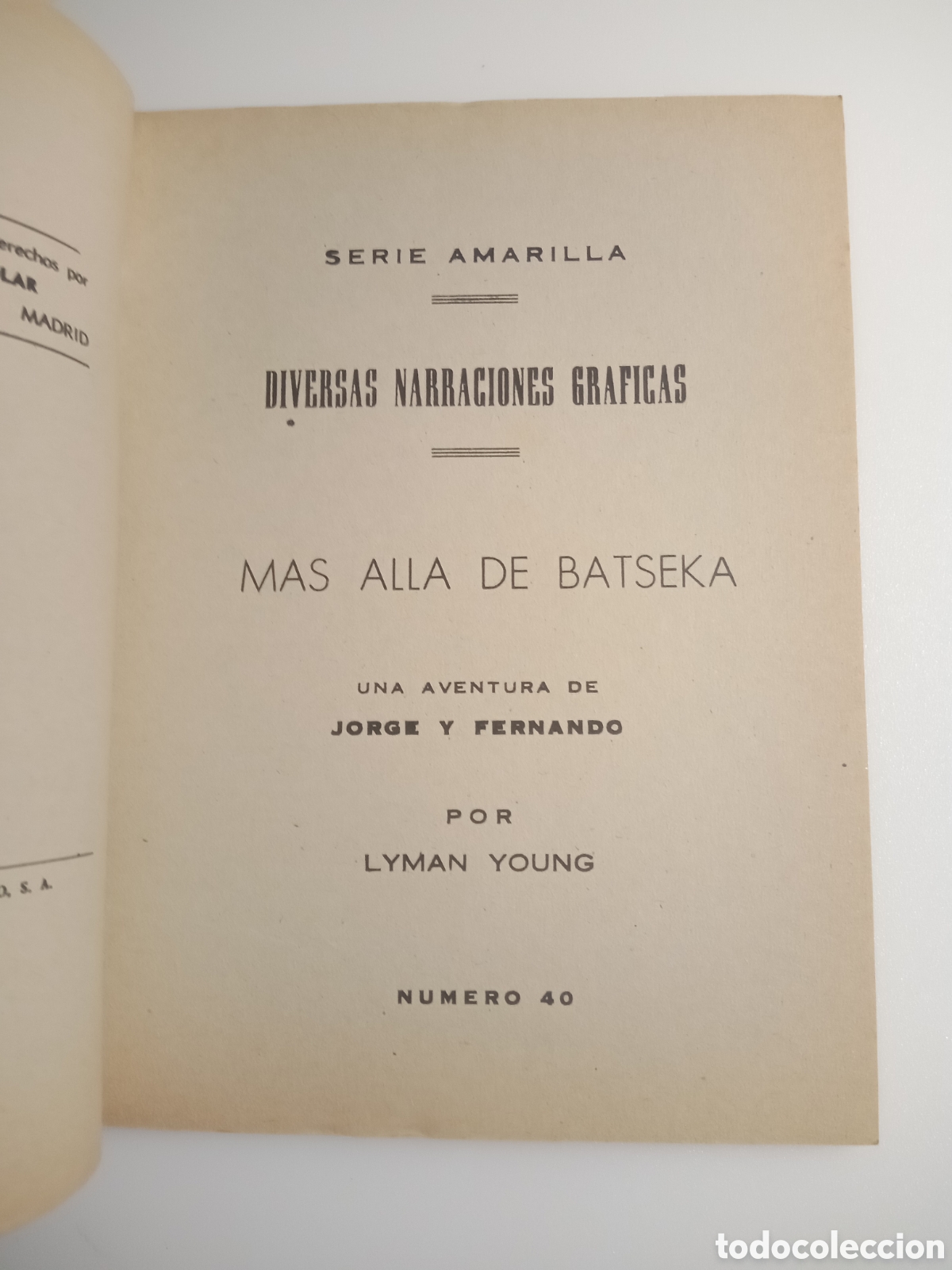 Tebeos: JORGE Y FERNANDO serie amarilla n&deg; 40 - Foto 3