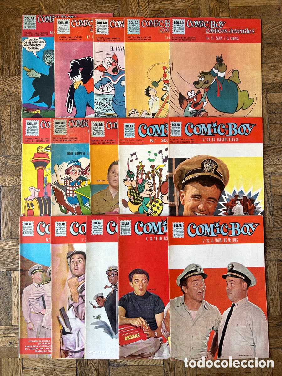 Tebeos: Colecci&oacute;n C&oacute;mic Boy (29 n&uacute;meros) - DOLAR (1964) env&iacute;o GRATIS - Foto 1