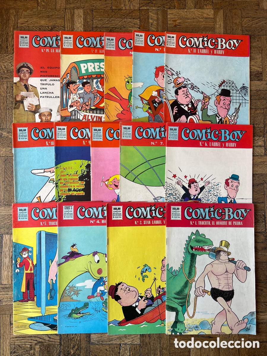 Tebeos: Colecci&oacute;n C&oacute;mic Boy (29 n&uacute;meros) - DOLAR (1964) env&iacute;o GRATIS - Foto 2