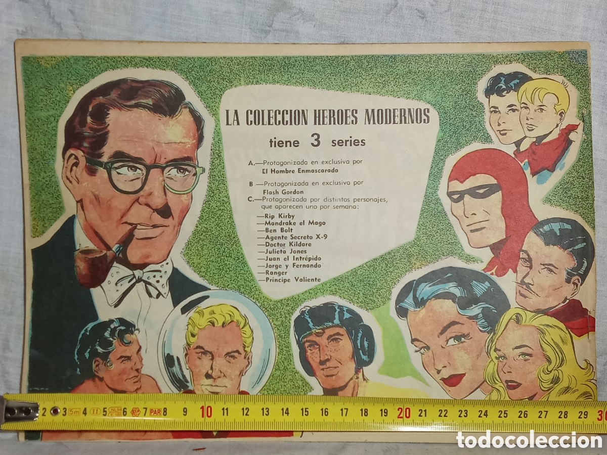 Tebeos: EL H&Eacute;ROE ENMASCARADO EN GUERRA EN LA SELVA, &deg;8. ED. DOLAR - Foto 3
