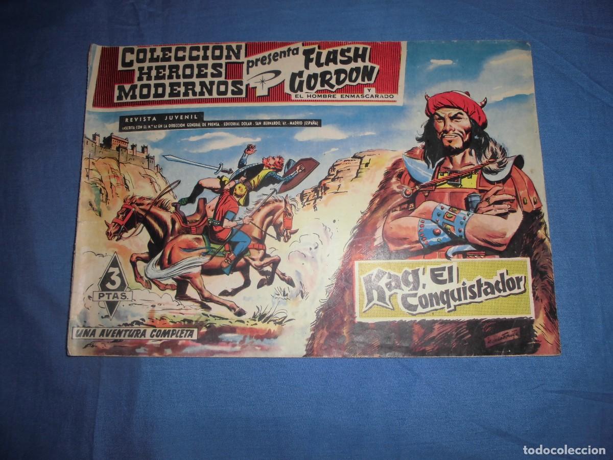 Tebeos: COLECCION HEROES MODERNOS: FLASH GORDON - N&ordm; 8 - ORIGINAL - EDITORIAL DOLAR. - Foto 1