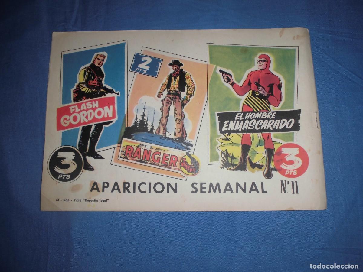 Tebeos: COLECCION HEROES MODERNOS: FLASH GORDON - N&ordm; 11 - ORIGINAL - EDITORIAL DOLAR. - Foto 2