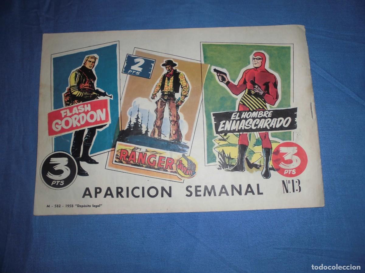 Tebeos: COLECCION HEROES MODERNOS: FLASH GORDON - N&ordm; 13 - ORIGINAL - EDITORIAL DOLAR. - Foto 2