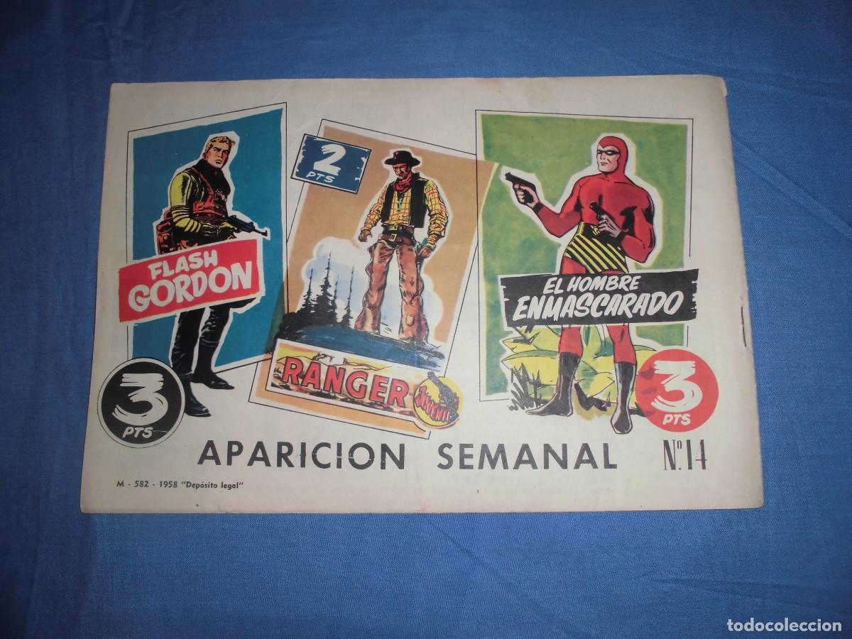 Tebeos: COLECCION HEROES MODERNOS: FLASH GORDON - N&ordm; 14 - ORIGINAL - EDITORIAL DOLAR. - Foto 2