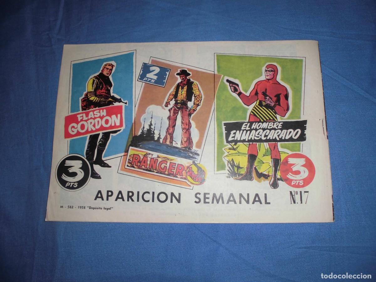 Tebeos: COLECCION HEROES MODERNOS: FLASH GORDON - N&ordm; 17 - ORIGINAL - EDITORIAL DOLAR. - Foto 2