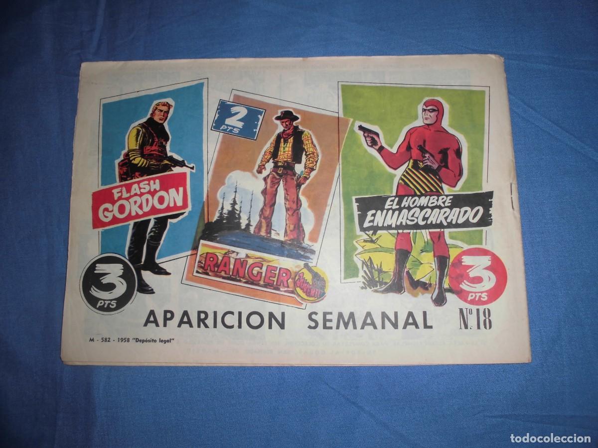 Tebeos: COLECCION HEROES MODERNOS: FLASH GORDON - N&ordm; 18 - ORIGINAL - EDITORIAL DOLAR. - Foto 2