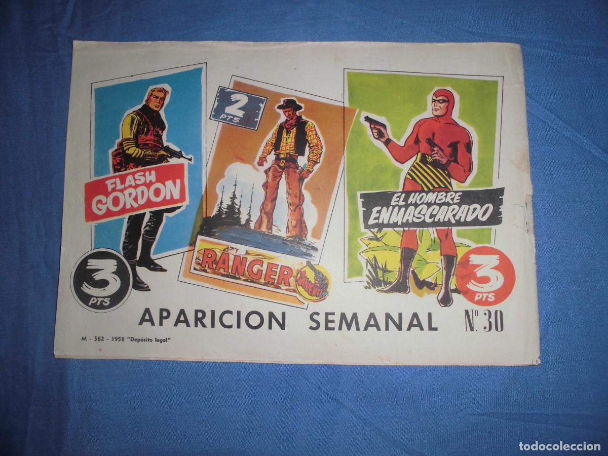 Tebeos: COLECCION HEROES MODERNOS: FLASH GORDON - N&ordm; 30 - ORIGINAL - EDITORIAL DOLAR. - Foto 2