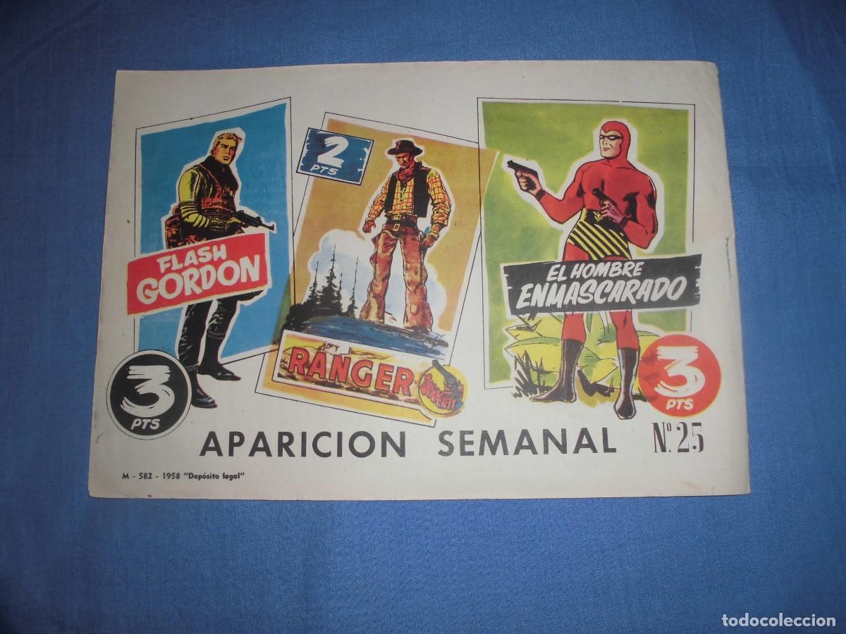 Tebeos: COLECCION HEROES MODERNOS: FLASH GORDON - N&ordm; 25 - ORIGINAL - EDITORIAL DOLAR. - Foto 2