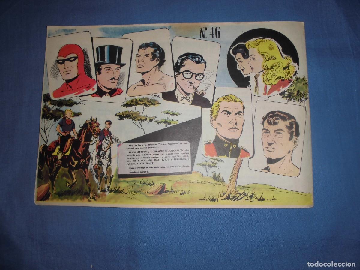 Tebeos: COLECCION HEROES MODERNOS: FLASH GORDON - N&ordm; 46 - ORIGINAL - EDITORIAL DOLAR. - Foto 2
