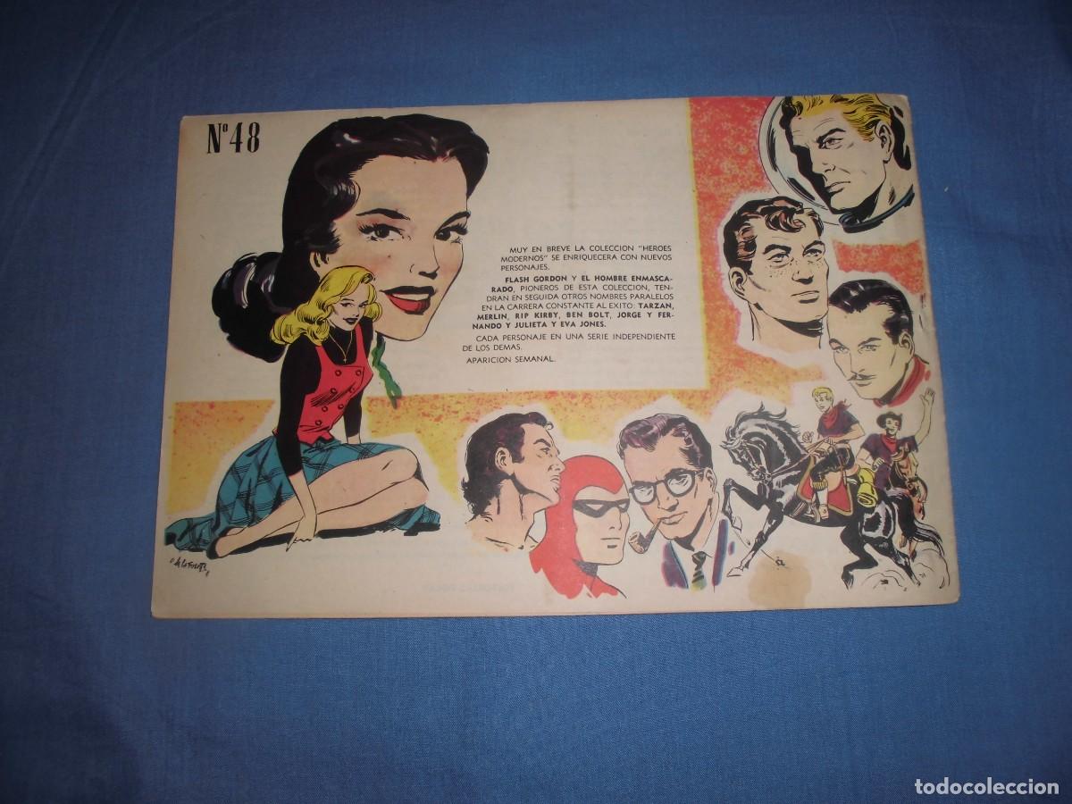 Tebeos: COLECCION HEROES MODERNOS: FLASH GORDON - N&ordm; 48 - ORIGINAL - EDITORIAL DOLAR. - Foto 2