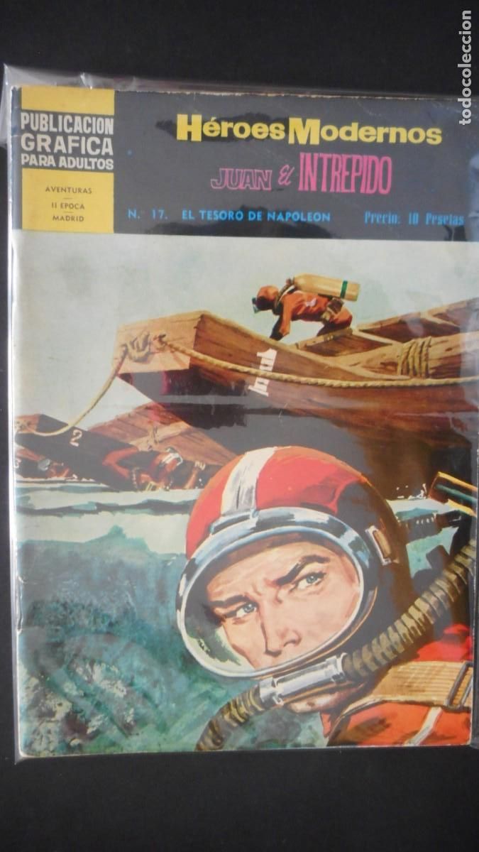 Tebeos: HEROES MODERNOS.JUAN EL INTREPIDO N&ordm; 17 / C-20 - Foto 1