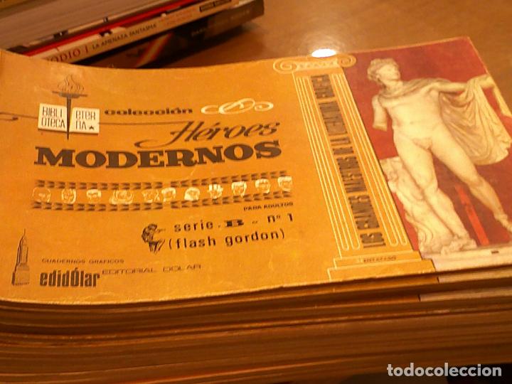 Tebeos: COLECCION HEROES MODERNOS FLASH GORDON BIBLIOTECA ETERNA COMPLETA 15 NUMEROS - DOLAR - Foto 3