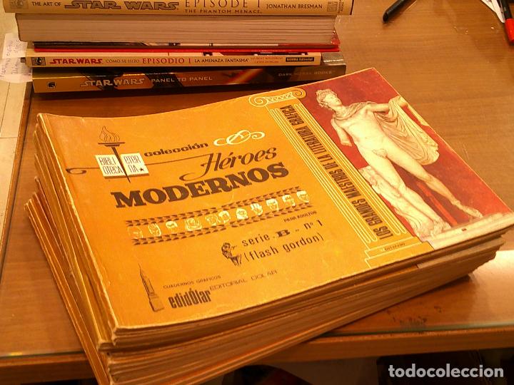 Tebeos: COLECCION HEROES MODERNOS FLASH GORDON BIBLIOTECA ETERNA COMPLETA 15 NUMEROS - DOLAR - Foto 5