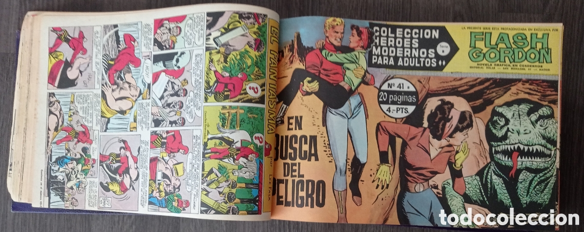 Tebeos: Tomo con 42 episodios de FLASH GORDON a&ntilde;o 1958 - Foto 1