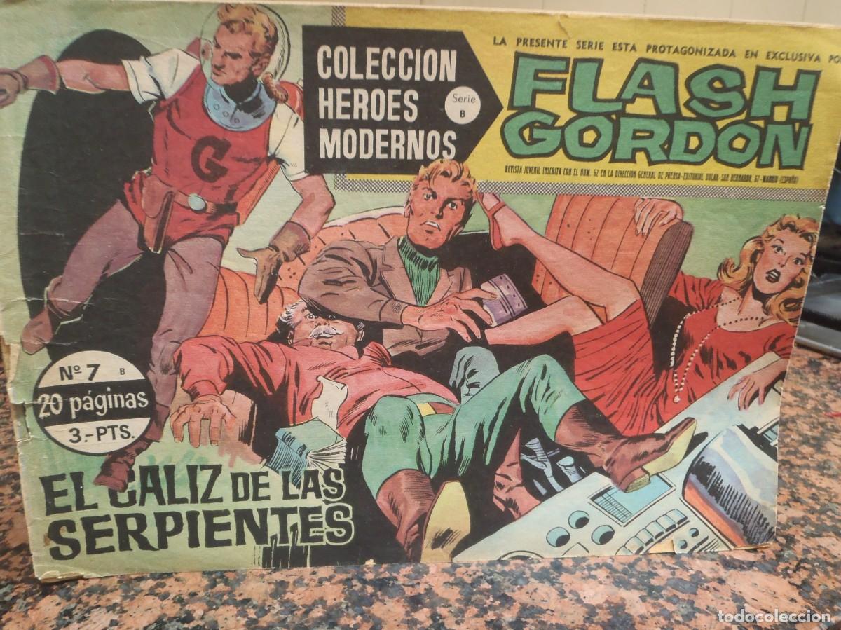 Tebeos: COLECCION HEROES MODERNOS - SERIE B - N&ordm; 7 - FLASH GORDON - ED. DOLAR - Foto 1