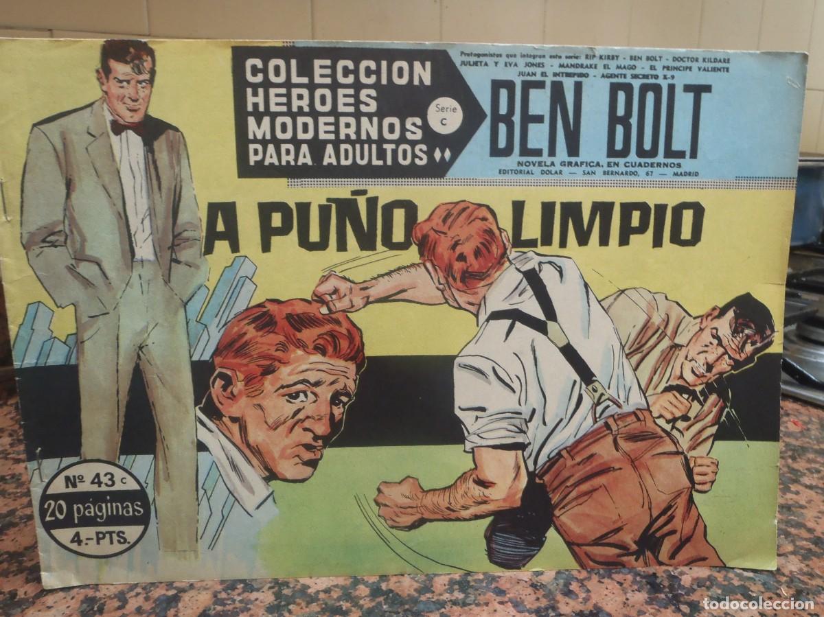 Tebeos: COLECCION HEROES MODERNOS - SERIE C- N&ordm; 43 - ED. DOLAR - Foto 1