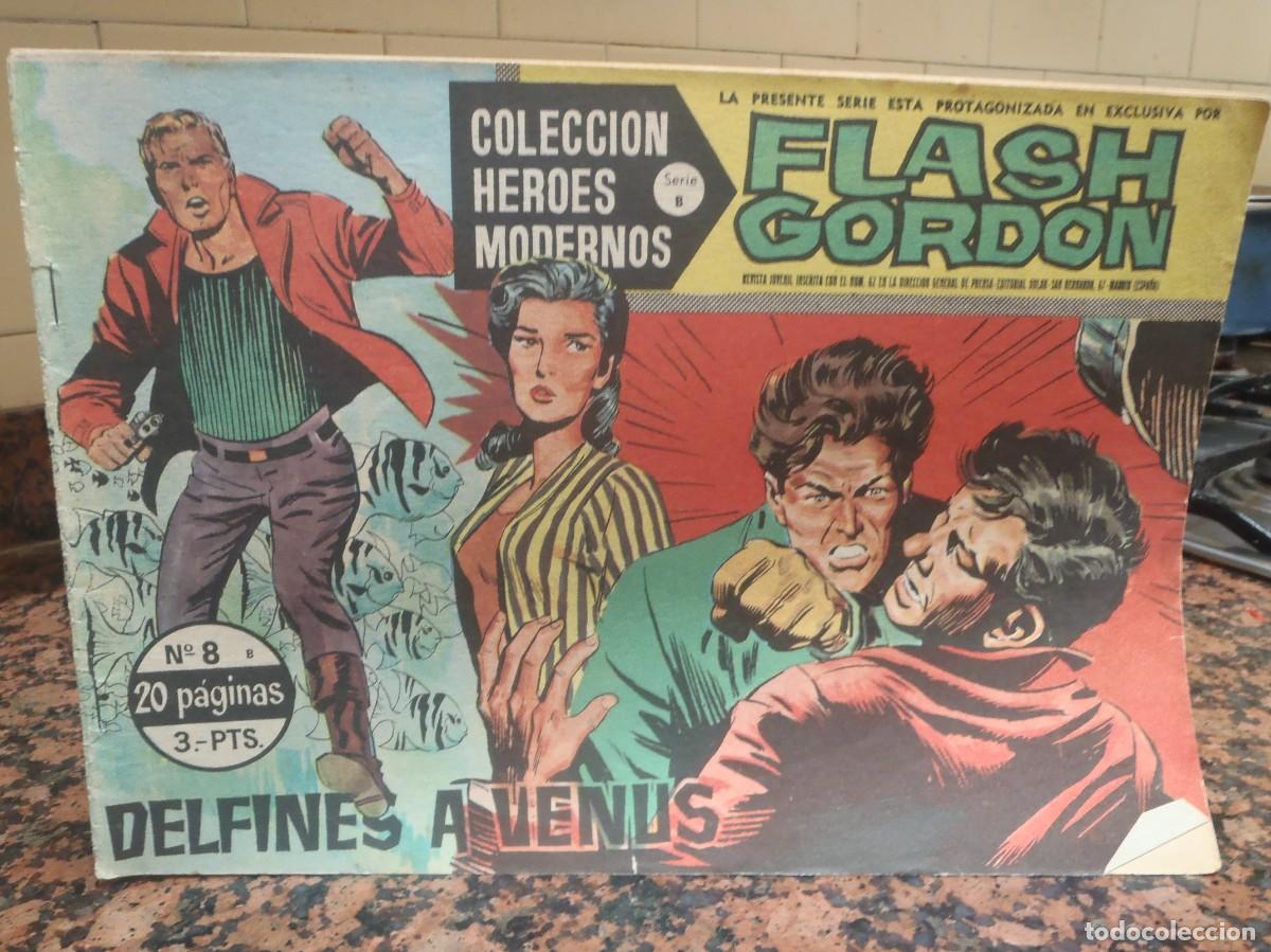 Tebeos: COLECCION HEROES MODERNOS - SERIE B- FLASH GORDON N&ordm; 8 - ED. DOLAR - Foto 1