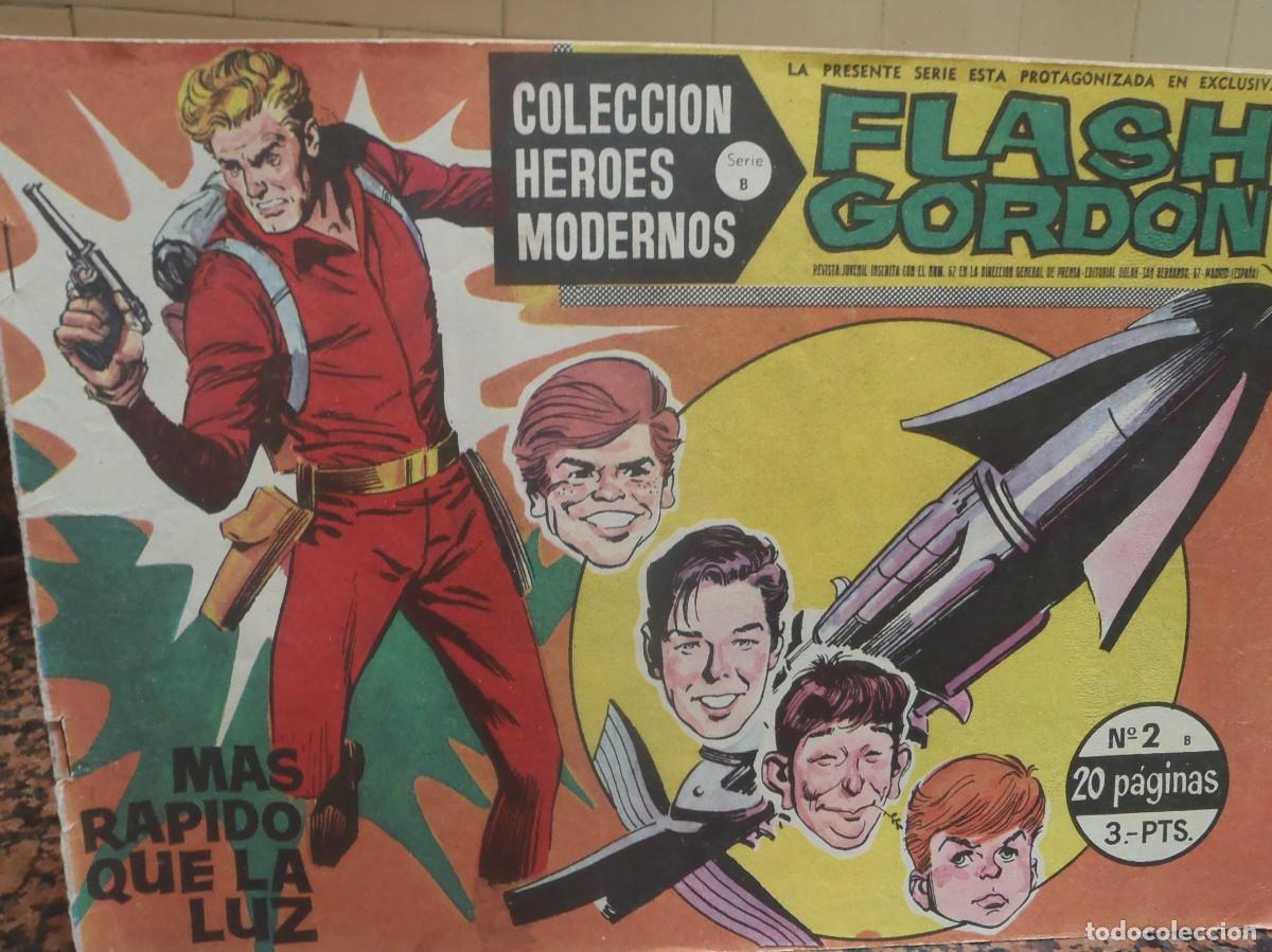 Tebeos: COLECCION HEROES MODERNOS - SERIE B- FLASH GORDON N&ordm; 2 - ED. DOLAR - Foto 1