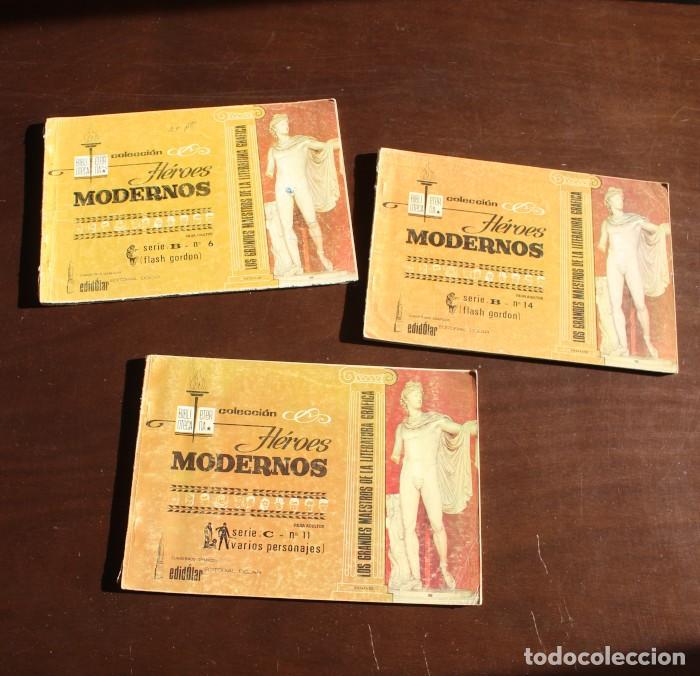 Tebeos: LOTE 3 COMICS HEROES MODERNOS FLASH GORDON BEN BOLT D&Oacute;LAR EDITORIAL - Foto 1
