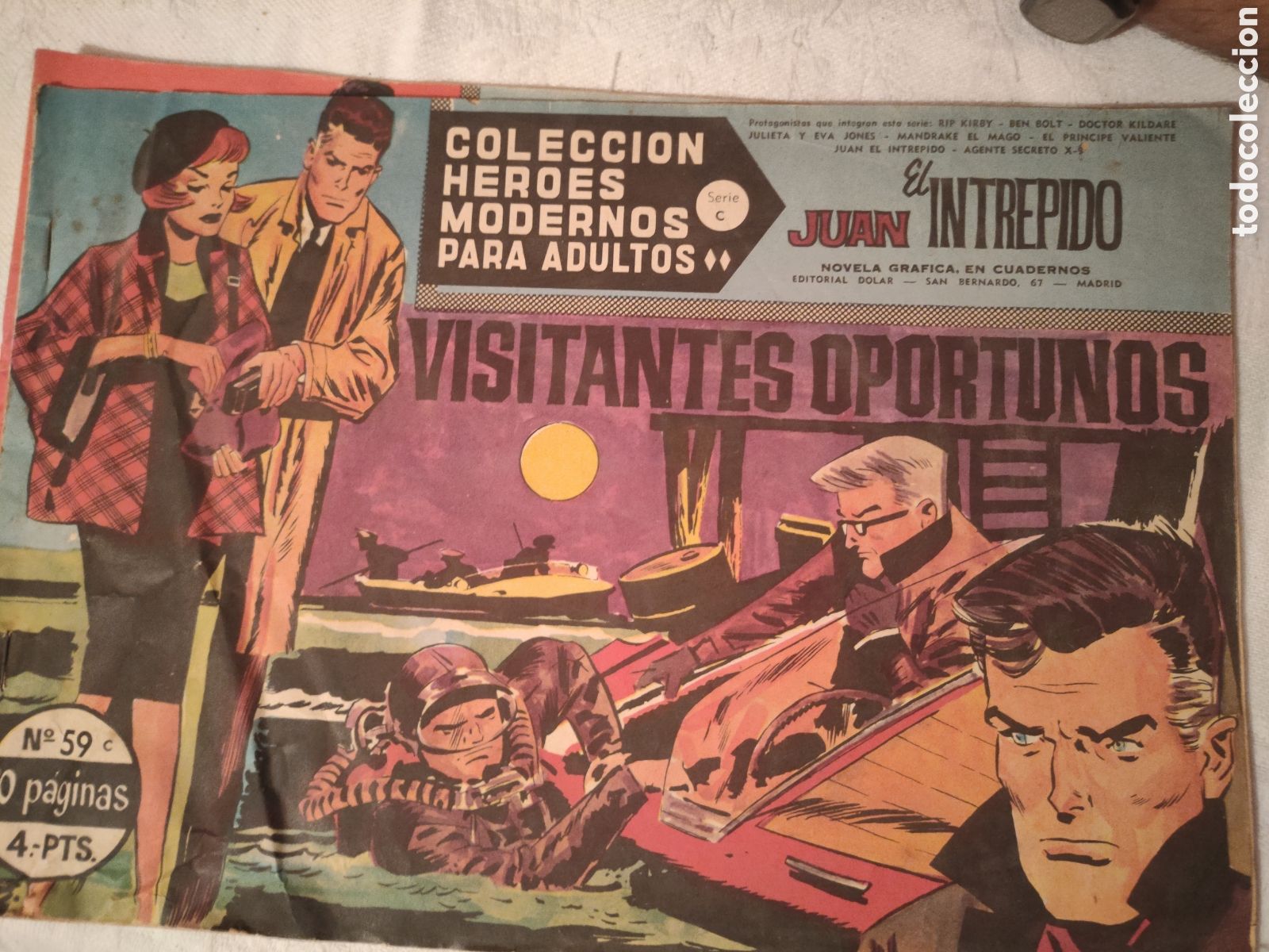 Tebeos: 5 comics. Colecci&oacute;n heroes modernos serie C. Editorial D&oacute;lar - Foto 3