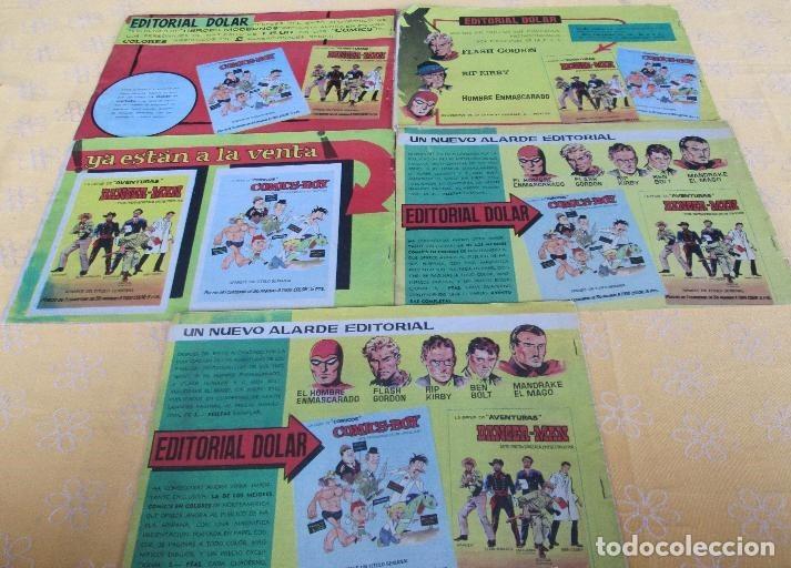 Tebeos: Colecci&oacute;n H&eacute;roes Modernos, serie C. Editorial D&oacute;lar. Cinco ejemplares - Foto 2