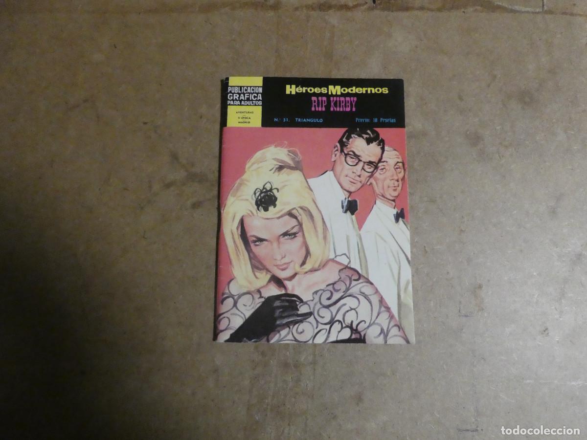 Tebeos: H&eacute;roes Modernos n&ordm; 31, Rip Kirby, editorial d&oacute;lar - Foto 1