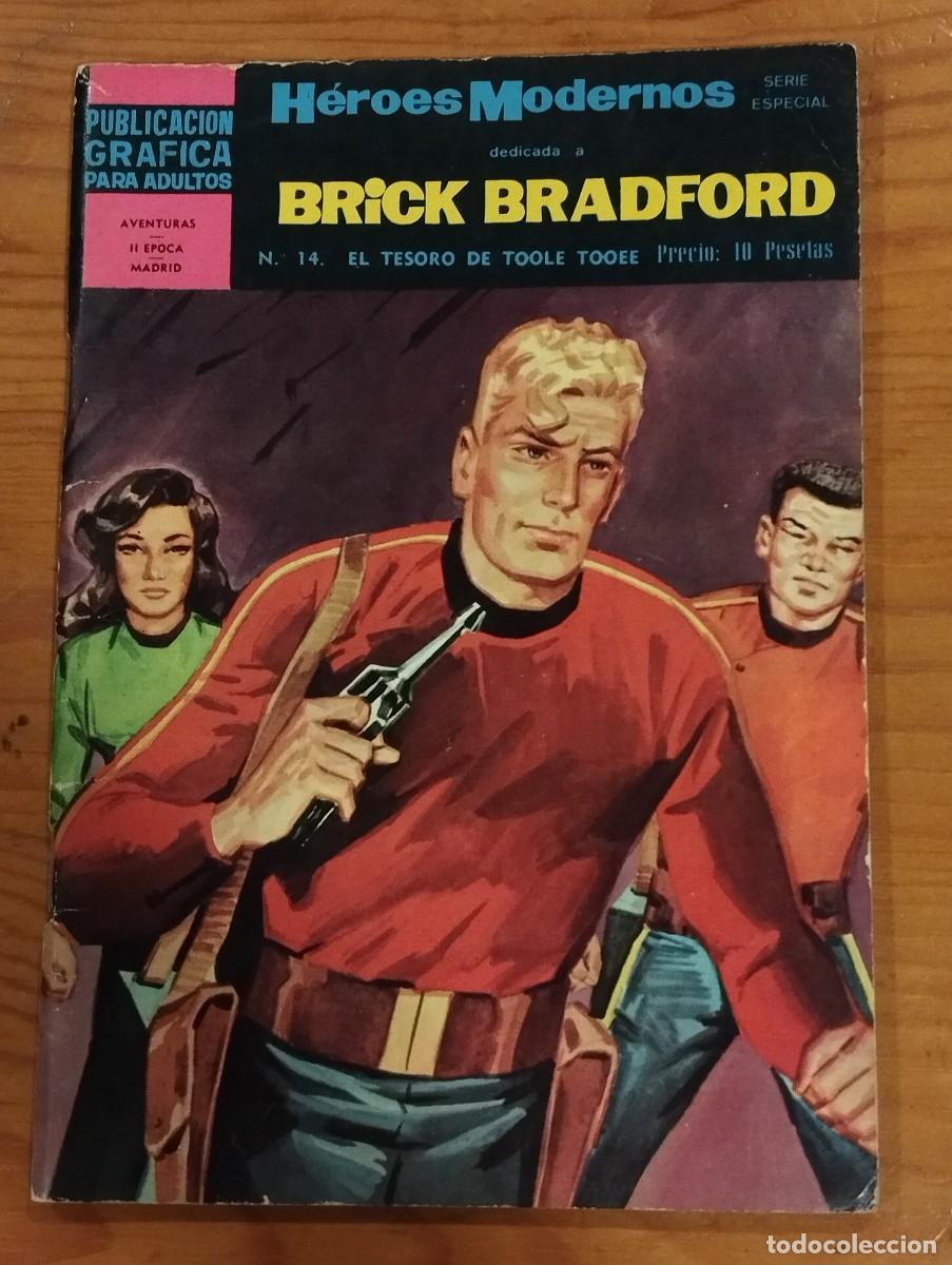 Tebeos: H&Eacute;ROES MODERNOS - N&ordm; 14 - BRICK BRADFORD. - Foto 1