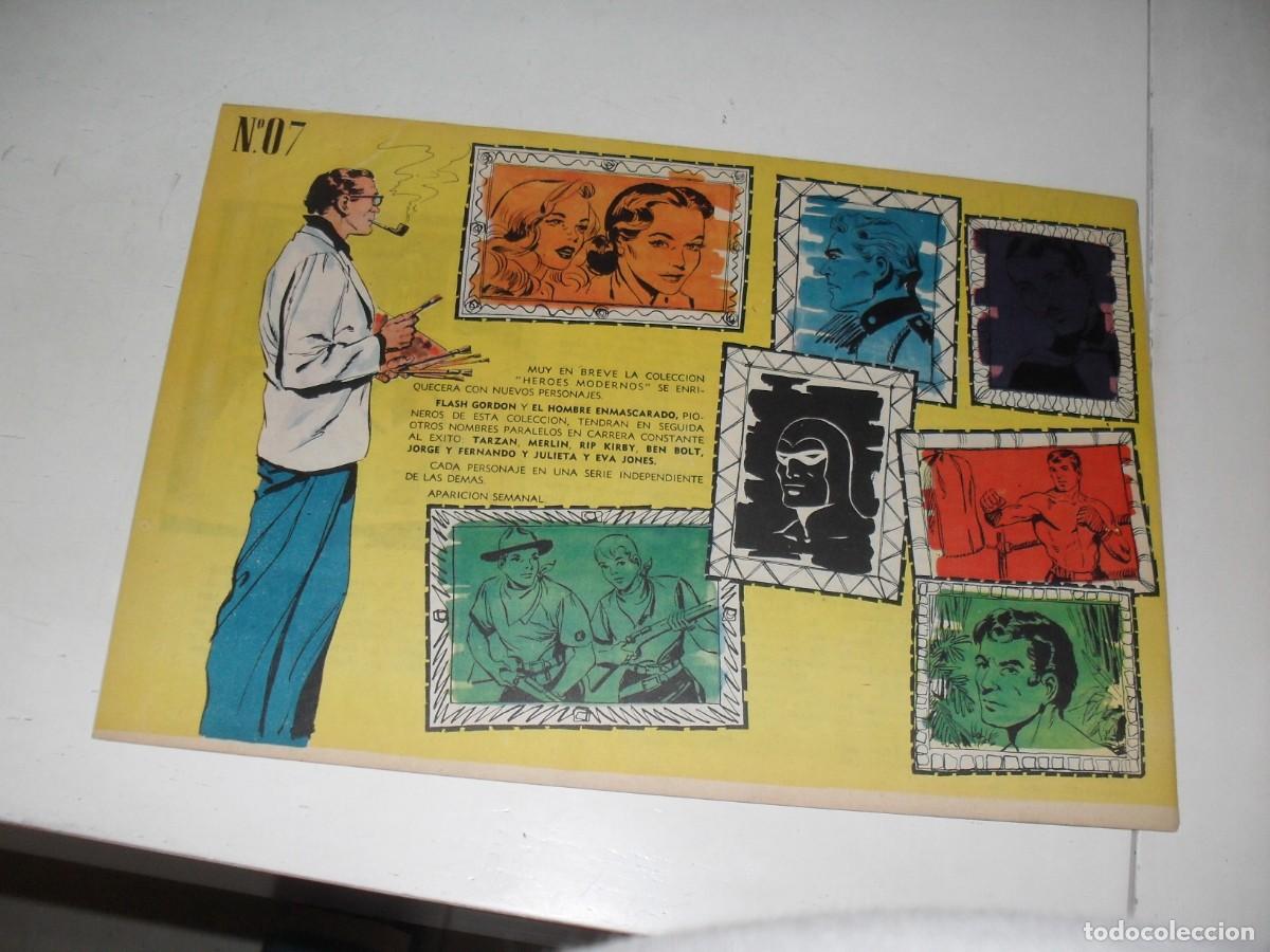 Tebeos: HEROES MODERNOS PRESENTA FLASH GORDON 7 CONTRA EL IMPERIO DE MING,(DE 30).DOLAR,1959 - Foto 2