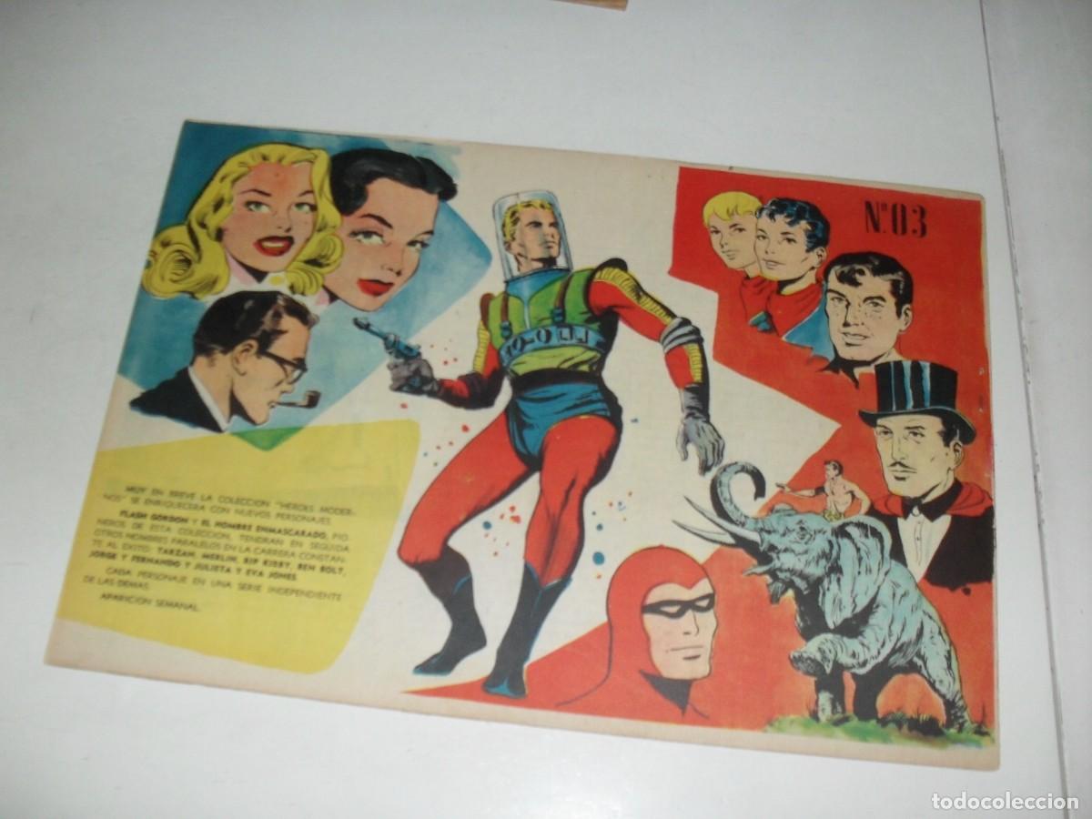 Tebeos: HEROES MODERNOS PRESENTA FLASH GORDON 3 EN PODER DE VULTAN,(DE 30).DOLAR,1959 - Foto 2