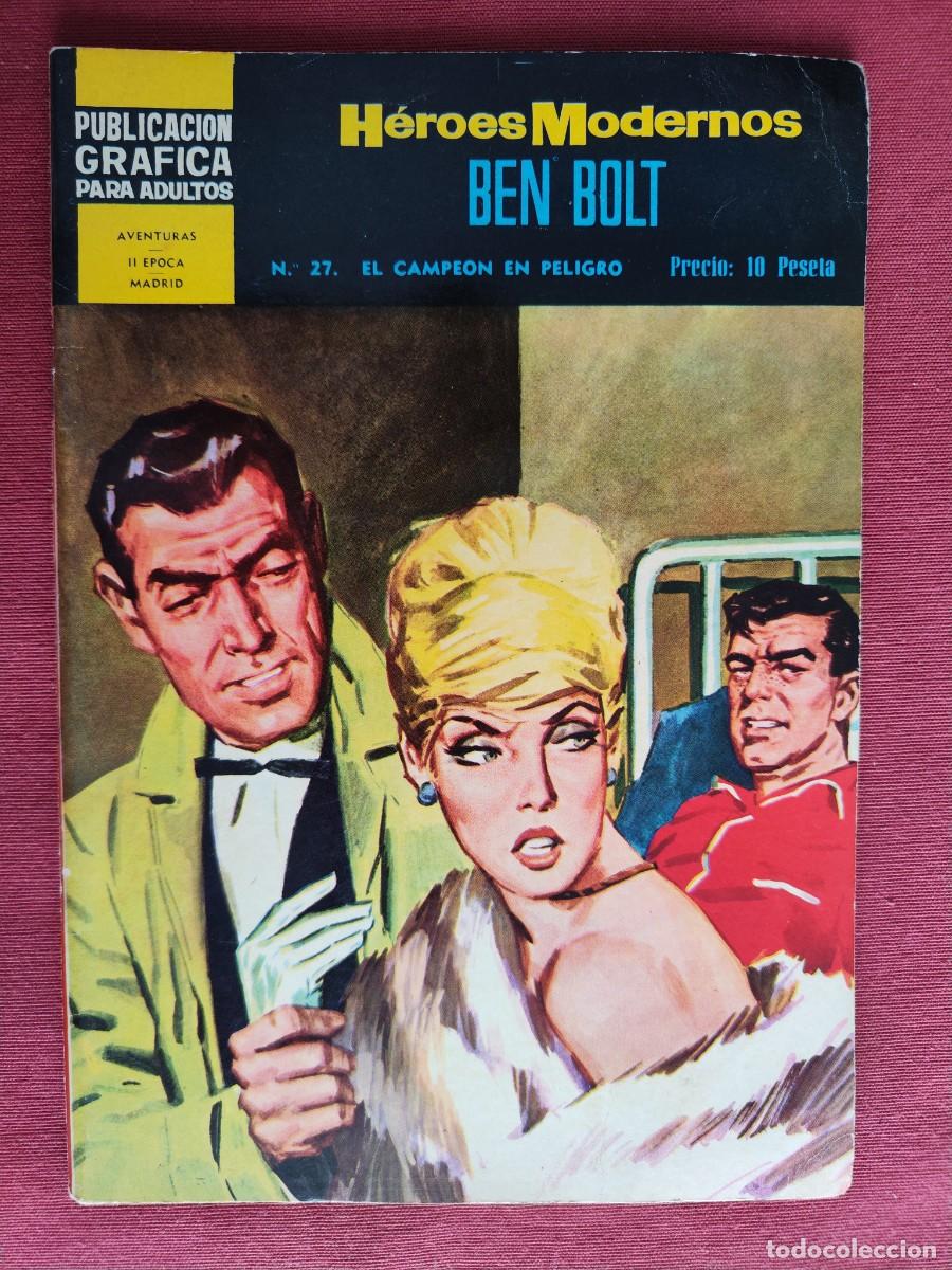 Tebeos: BEN BOLT - N&ordm; 27 - H&Eacute;ROES MODERNOS - EDITORIAL DOLAR. - Foto 1