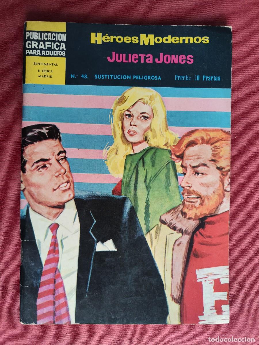 Tebeos: JULIETA JONES - N&ordm; 48 - H&Eacute;ROES MODERNOS - EDITORIAL DOLAR. - Foto 1