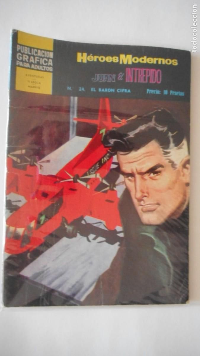 Tebeos: H&Eacute;ROES MODERNOS . JUAN EL INTREPIDO N&ordm; 24/ C-8 - Foto 1