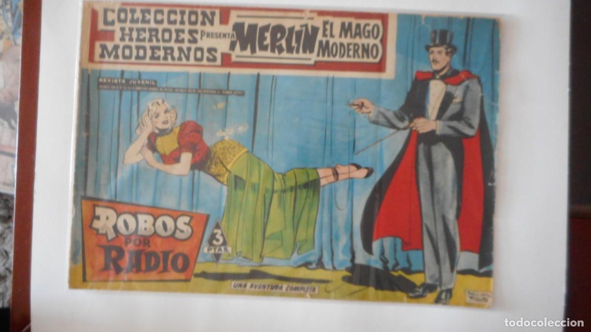 Tebeos: HEROES MODERNOS. MERL&Iacute;N EL MAGO MODERNO N&ordm; 7 / C-12 - Foto 1