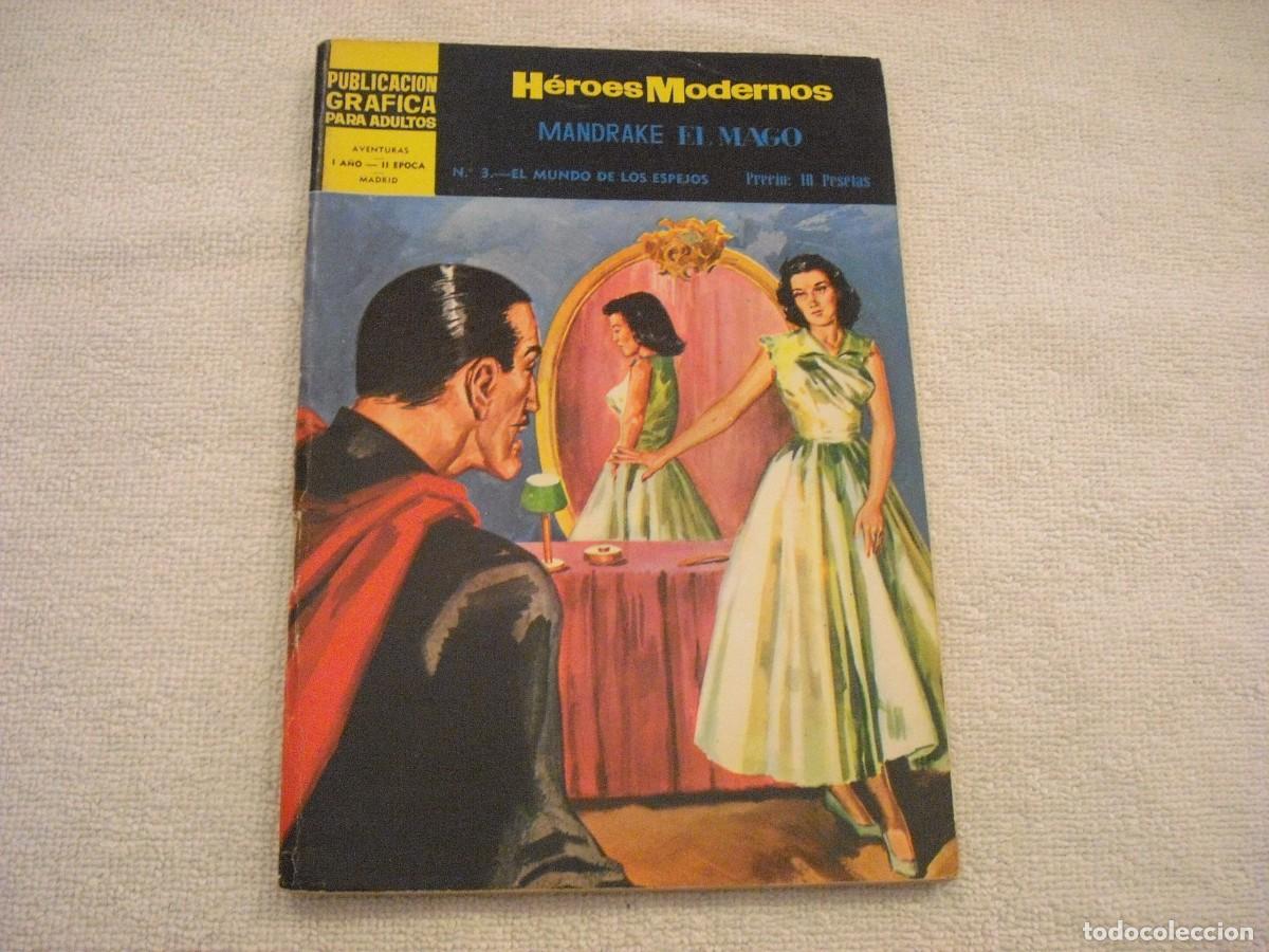 Tebeos: HEROES MODERNOS . MANDRAKE EL MAGO N. 3 - Foto 1