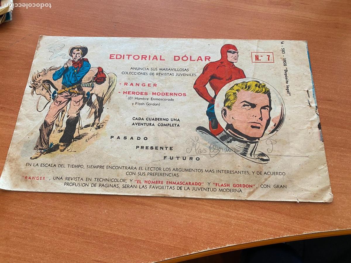 Tebeos: RANGER N&ordm; 7 COLMILLOS BLANCOS (ORIGINAL DOLAR) (COM3) - Foto 2