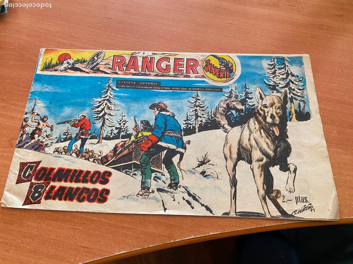 Tebeos: RANGER N&ordm; 7 COLMILLOS BLANCOS (ORIGINAL DOLAR) (COM3) - Foto 1
