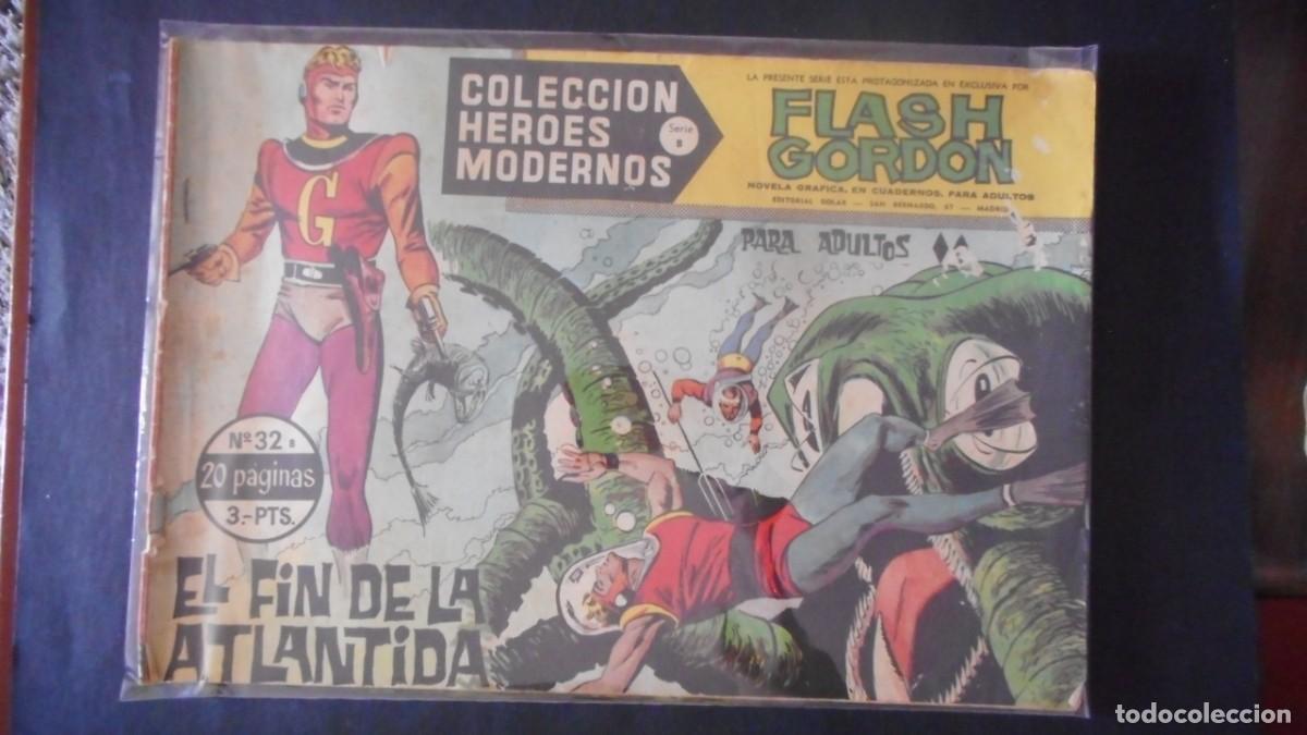 Tebeos: FLASH GORDON N&ordm; 32. SERIE B .H&Eacute;ROES MODERNOS/ C- 10 - Foto 1