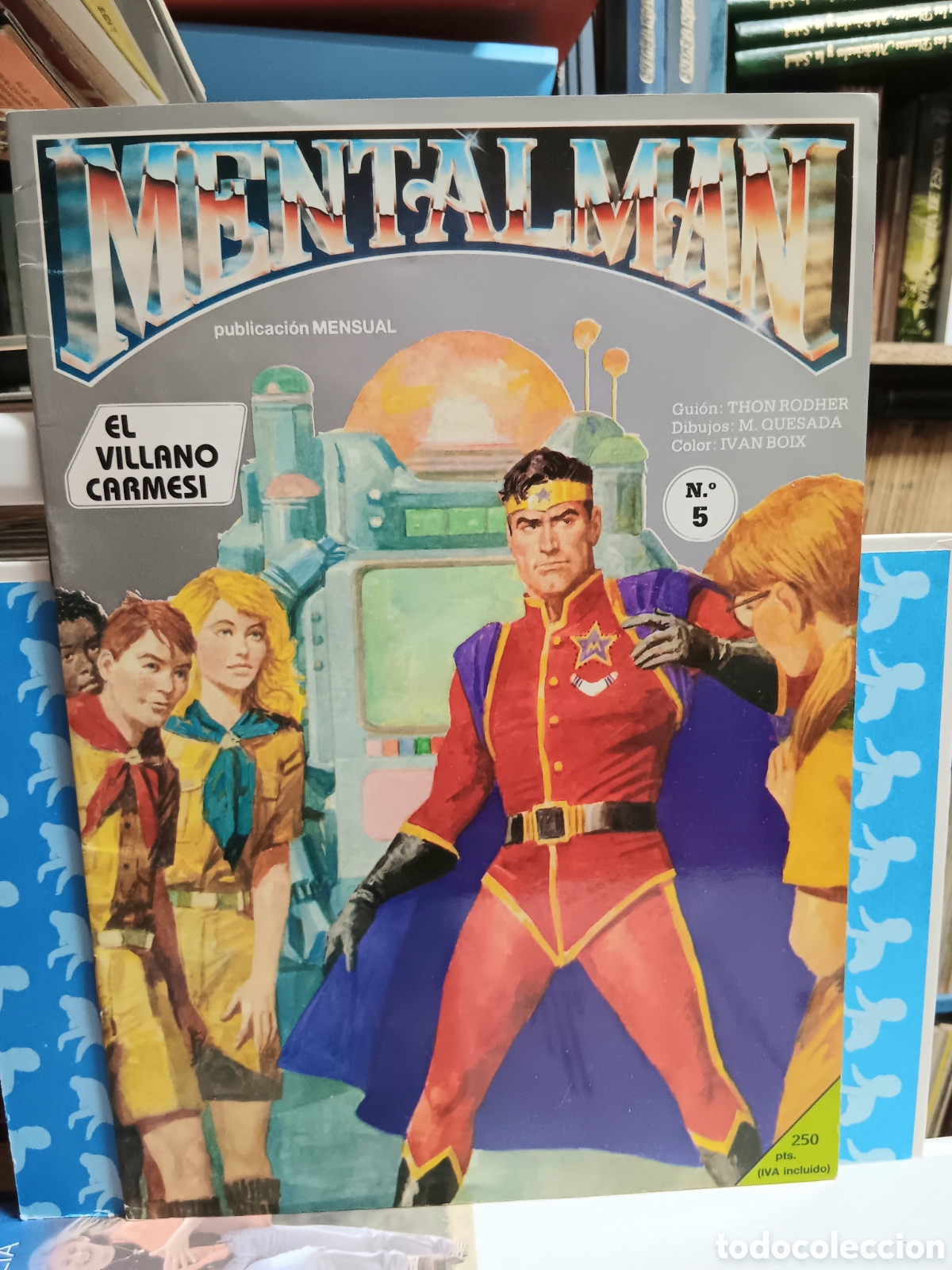 Tebeos: TEBEOS-COMICS GOYO ● MENTALMAN 5 ● MIGUEL QUESADA ● DOLAR ● AA99 X0224 ● - Foto 1