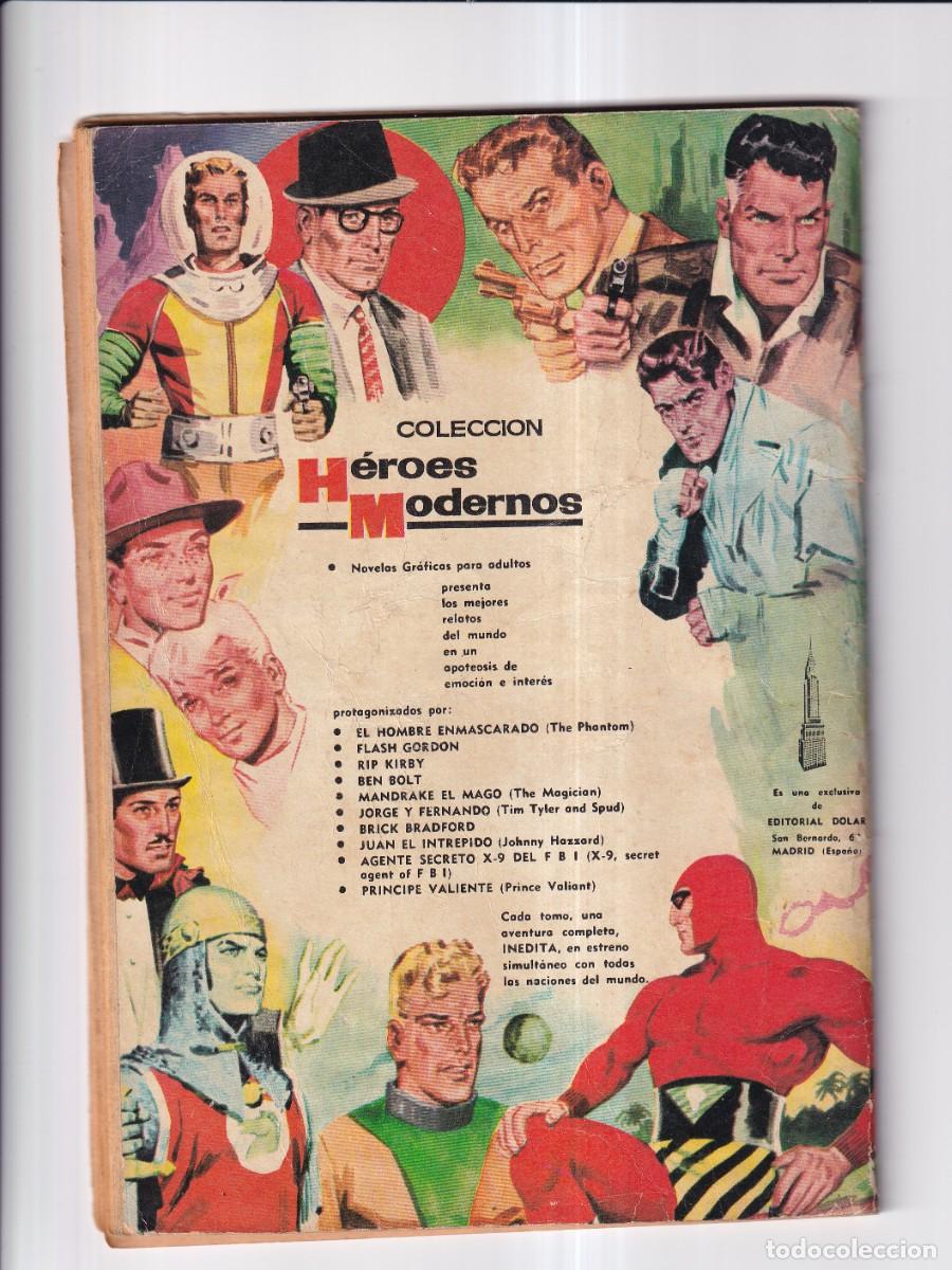Tebeos: HEROES MODERNOS : NUMERO 2 , FLASH GORDON, ASTILLEROS EN MARTE, EDITORIAL DOLAR - Foto 2