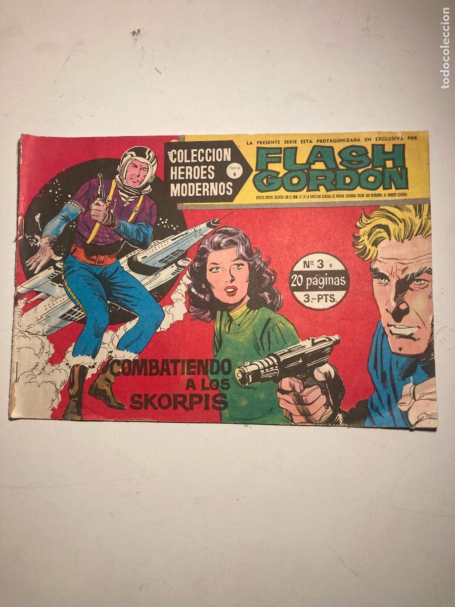 Tebeos: HEROES MODERNOS SERIE B FLASH GORDON N&ordm; 3. DOLAR 1964 - Foto 1