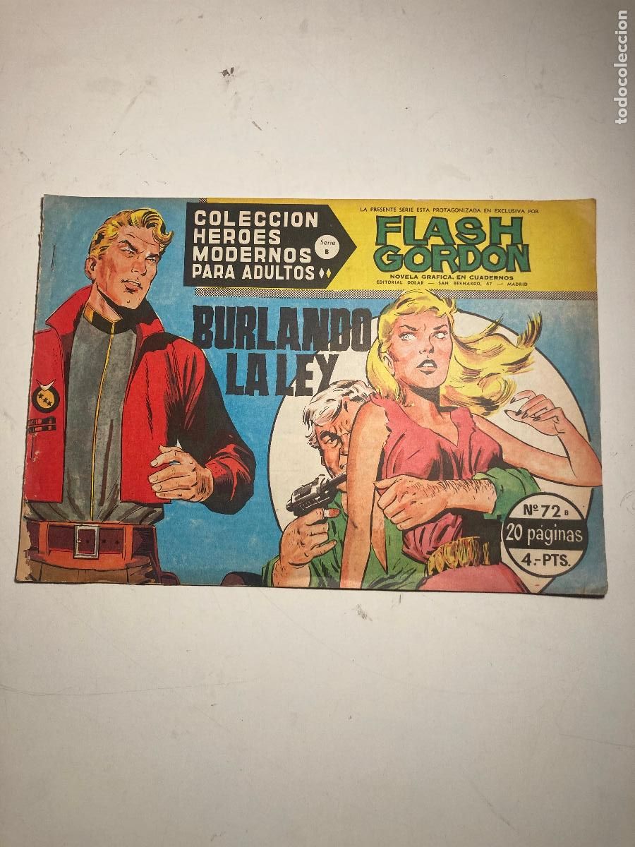 Tebeos: HEROES MODERNOS SERIE B FLASH GORDON N&ordm; 72. DOLAR 1965 - Foto 1